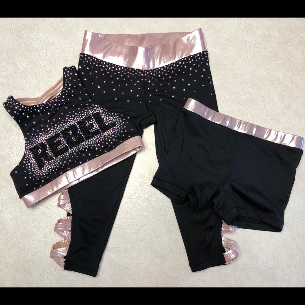 Rebel Athletic Rose Gold 3 piece set